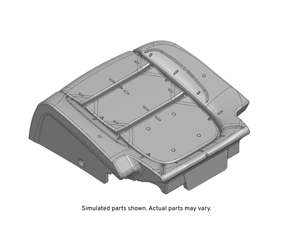 GM Genuine Parts Rear Passenger Side Seat Cushion Pad