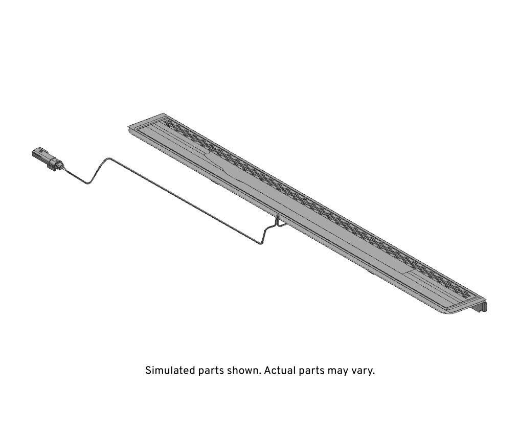 GM Genuine Parts Front Passenger Side Door Sill Trim Plate