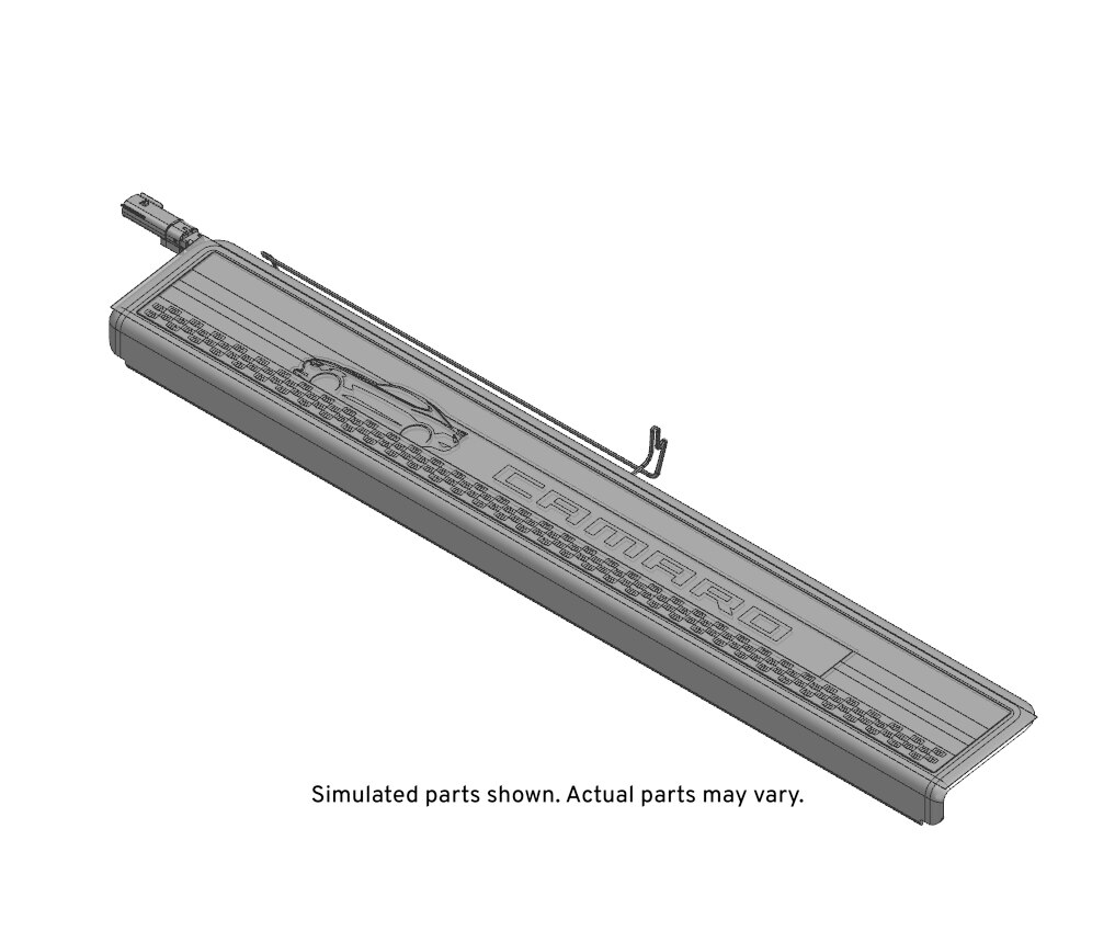 GM Genuine Parts Front Driver Side Door Sill Trim Plate