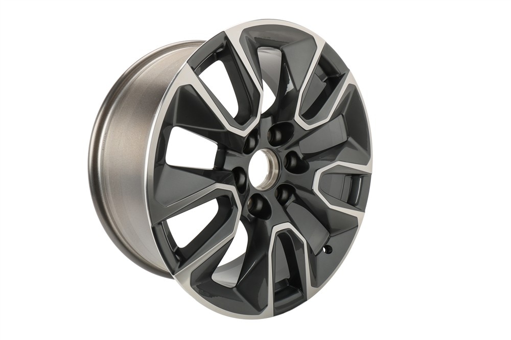 GM Genuine Parts Grazen Metallic 20x9 Aluminum 10-Spoke Front and Rear Wheel
