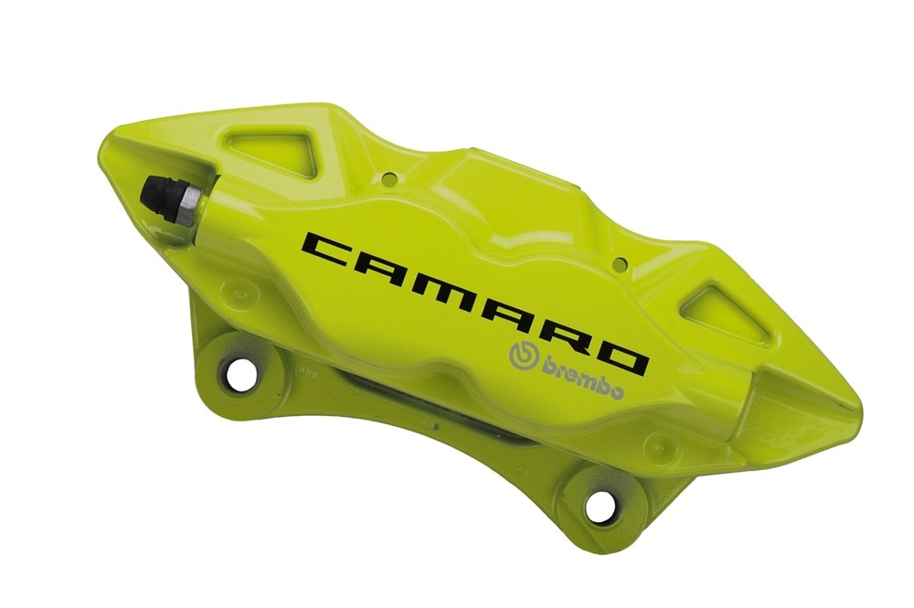 GM Genuine Parts Yellow Rear Passenger Side Disc Brake Caliper Assembly