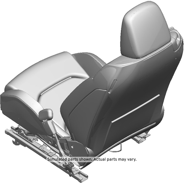 GM Genuine Parts Black Front Passenger Side Seat