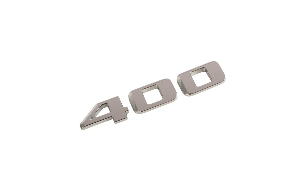 GM Genuine Parts Silver Rear Compartment Lid Engine Name Plate
