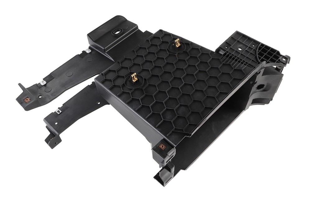 GM Genuine Parts Black Front Floor Console Compartment