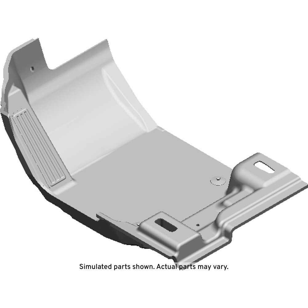 GM Genuine Parts Jet Black Passenger Side Floor Carpet