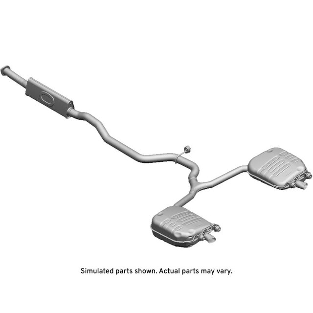 GM Genuine Parts Exhaust Muffler Assembly