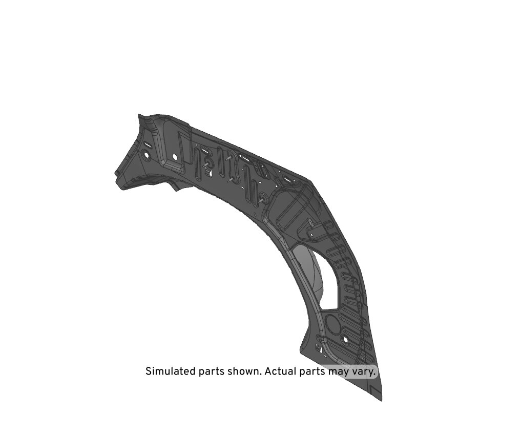 GM Genuine Parts Passenger Side Quarter Inner Panel