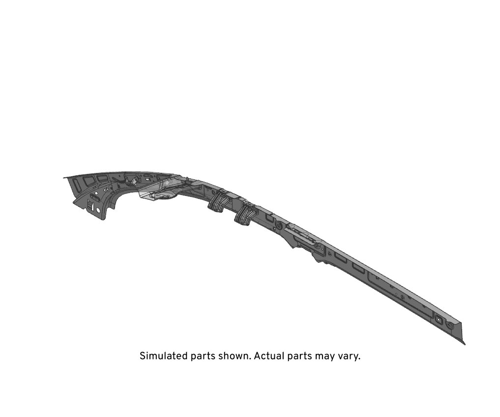 GM Genuine Parts Passenger Side Roof Inner Side Rail