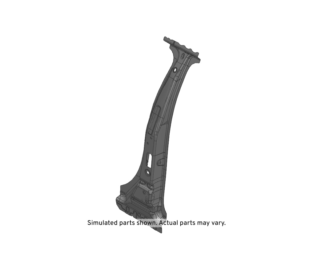 GM Genuine Parts Driver Side Center Pillar Outer Panel Reinforcement