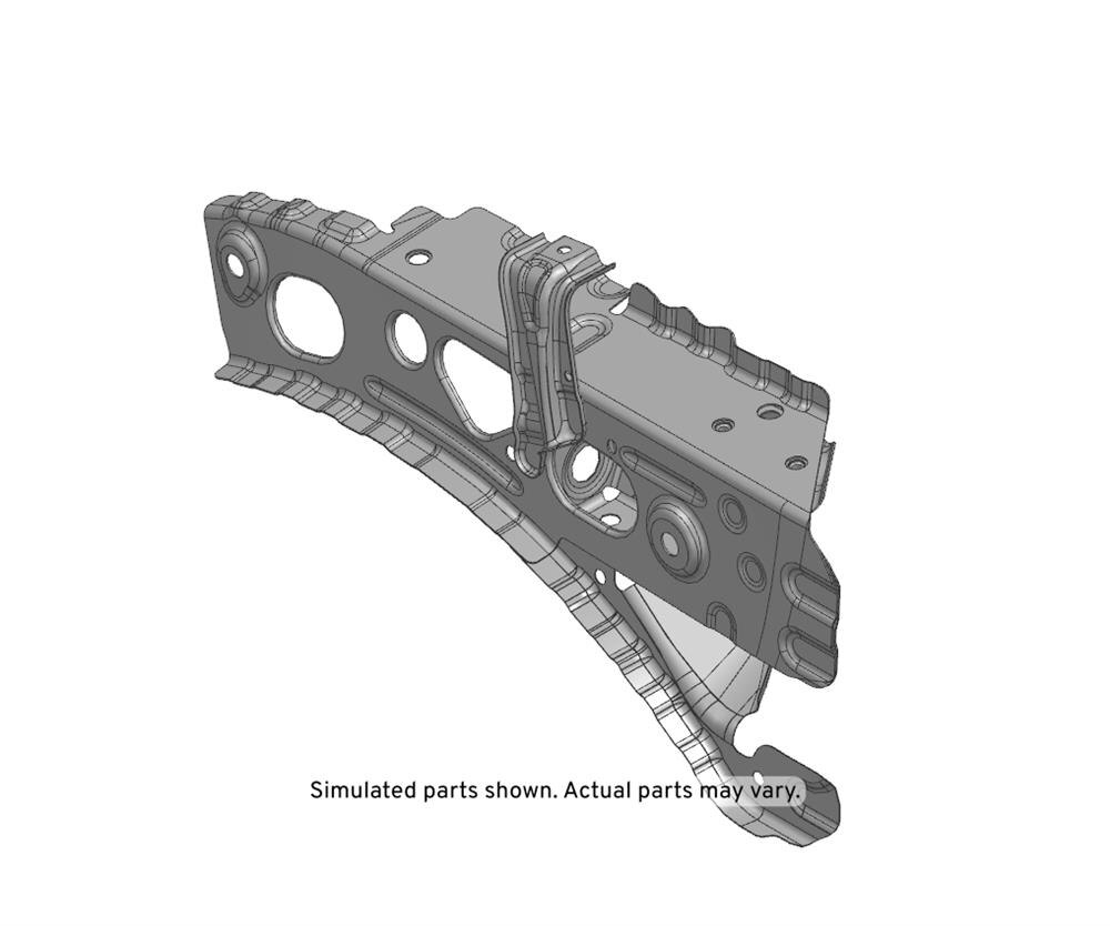 GM Genuine Parts Driver Side Front Compartment Upper Side Rail