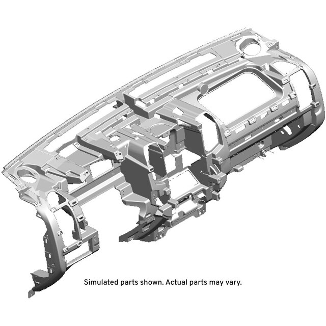 GM Genuine Parts Gray Instrument Panel Lower Trim Panel