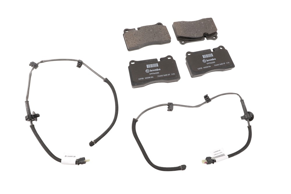 GM Genuine Parts Rear Disc Brake Pad Set with Springs and Wear Sensors