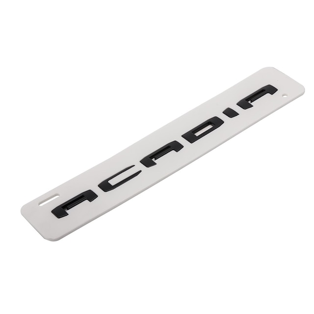 GM Genuine Parts Black Vehicle Name Plate