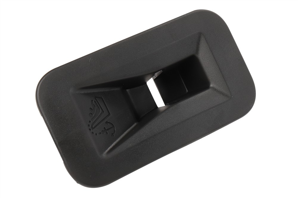 GM Genuine Parts Jet Black Rear Seat Anchor Plate Bezel