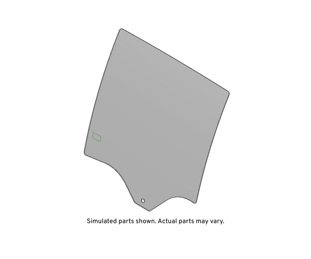 GM Genuine Parts Passenger Side Door Glass