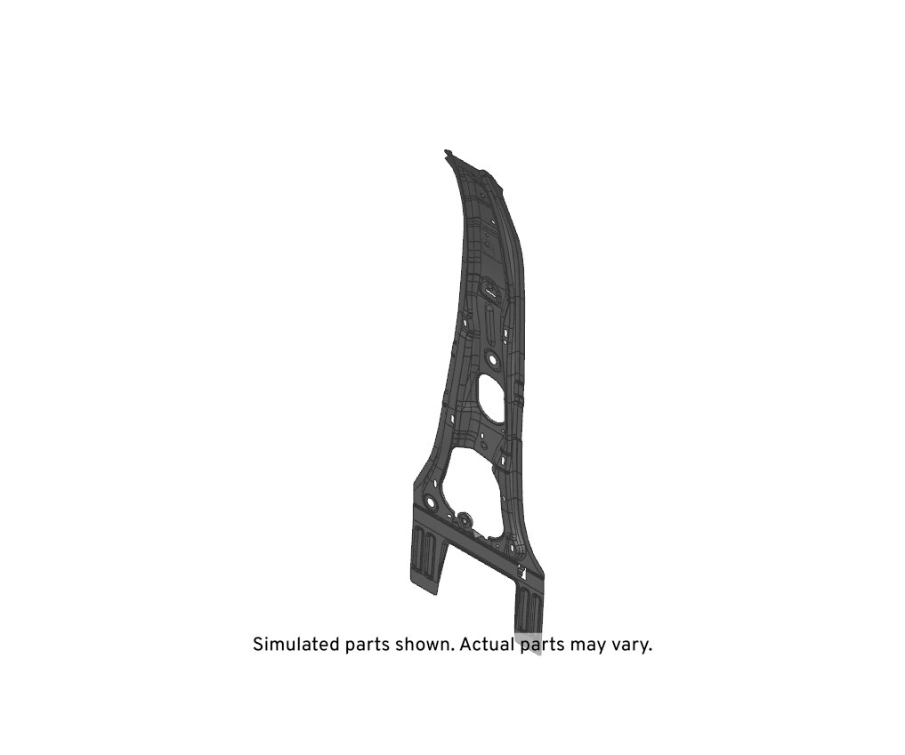 GM Genuine Parts Passenger Side Center Pillar Inner Panel