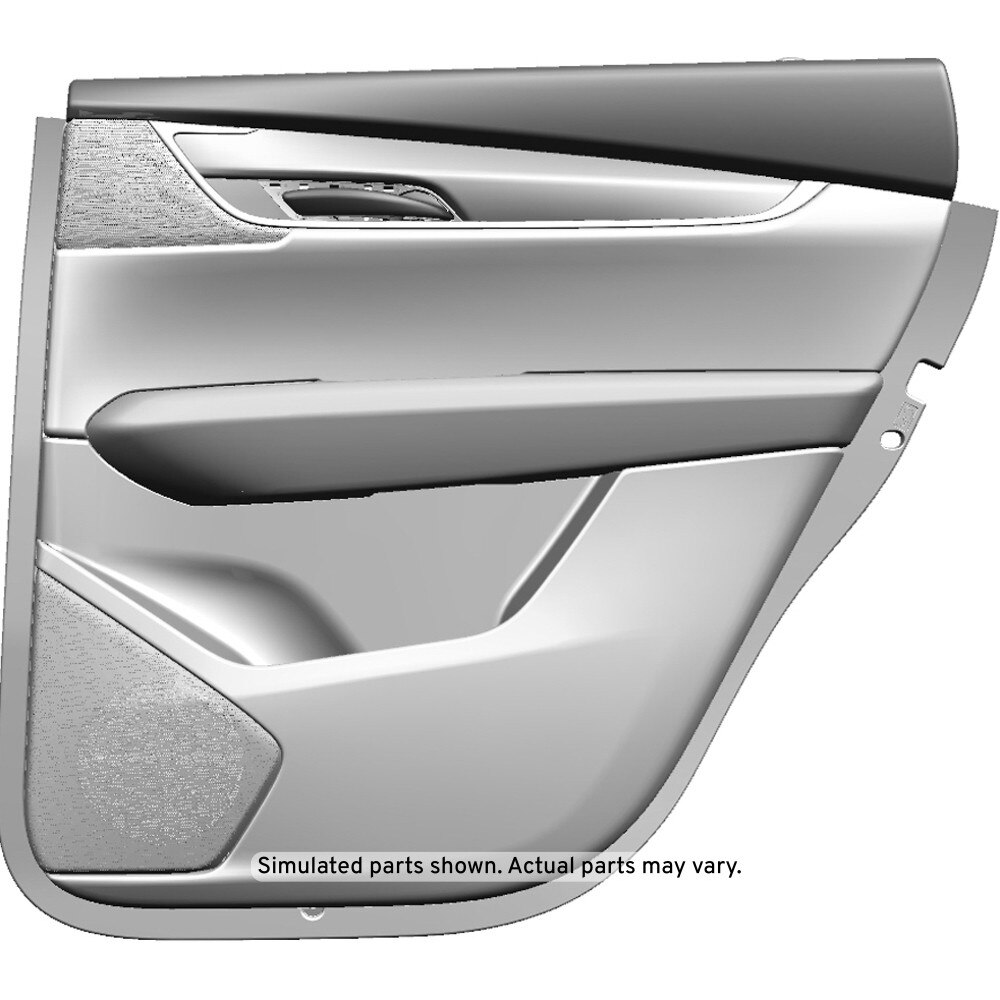 GM Genuine Parts Black Rear Passenger Side Door Trim