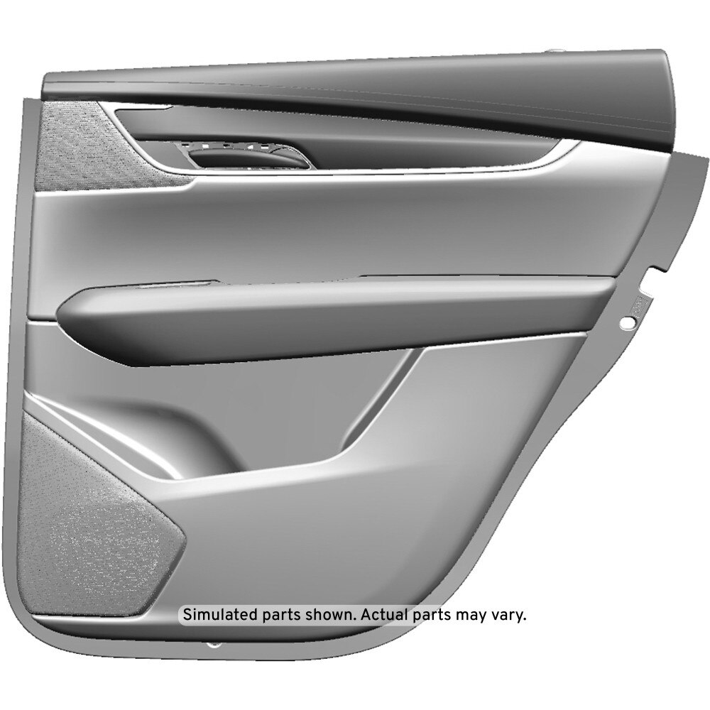 GM Genuine Parts Black Rear Passenger Side Door Trim