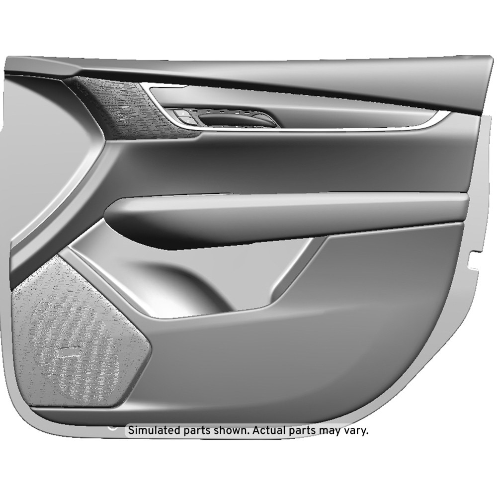 GM Genuine Parts Black Front Passenger Side Door Trim