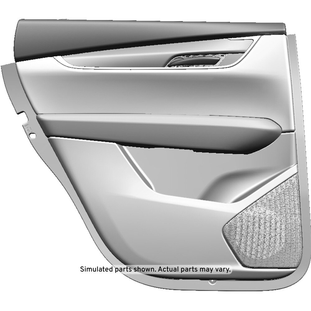 GM Genuine Parts Black Rear Driver Side Door Interior Trim Panel