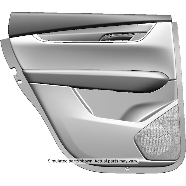 GM Genuine Parts Black Rear Driver Side Door Trim