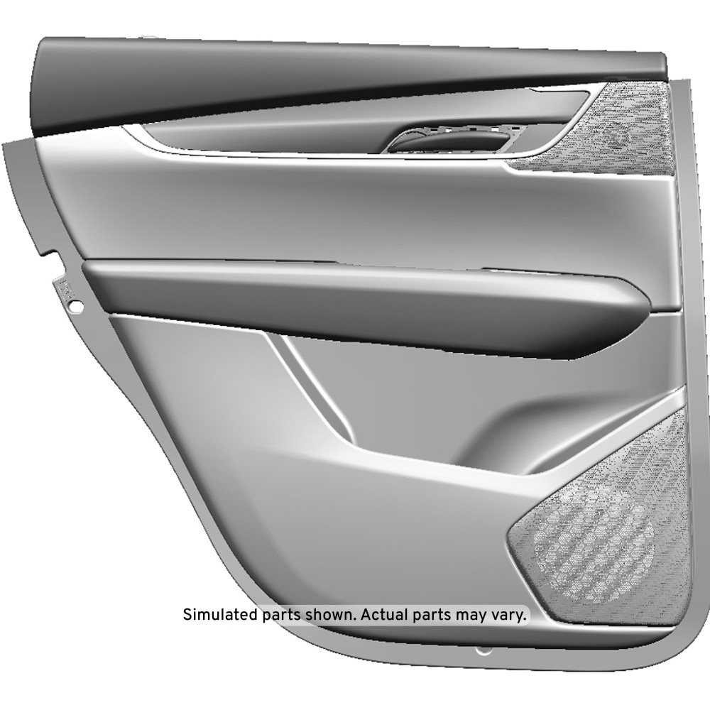 GM Genuine Parts Black Rear Driver Side Door Trim