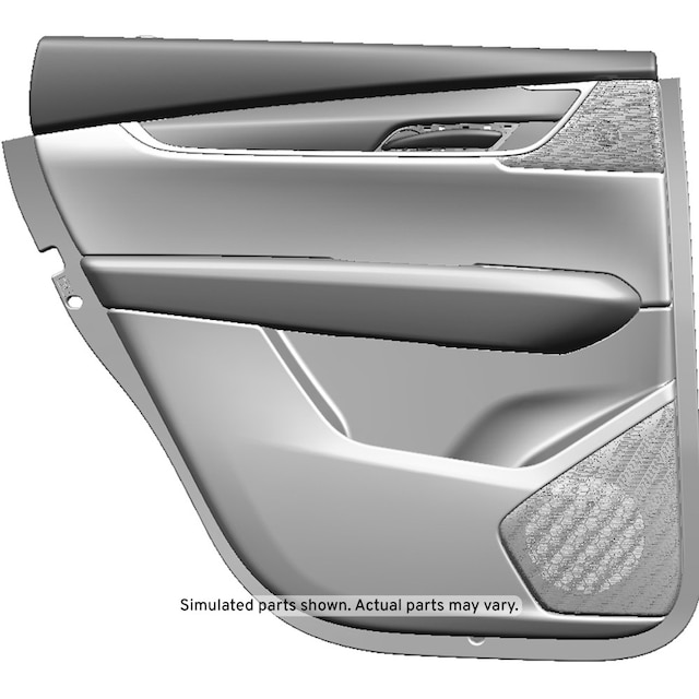 GM Genuine Parts Black Rear Driver Side Door Trim