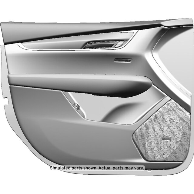 GM Genuine Parts Black Front Driver Side Door Interior Trim Panel