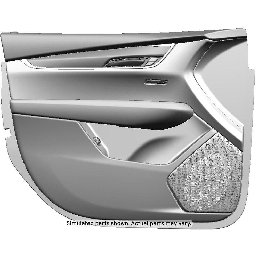 GM Genuine Parts Black Front Driver Side Door Trim