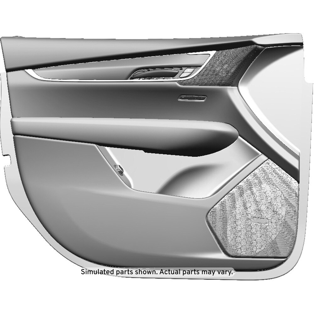 GM Genuine Parts Black Front Driver Side Door Trim