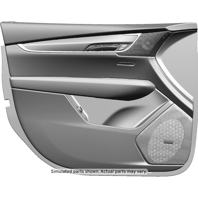 GM Genuine Parts Titanium Front Driver Side Door Trim