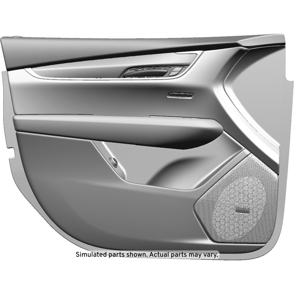 GM Genuine Parts Titanium Front Driver Side Door Trim