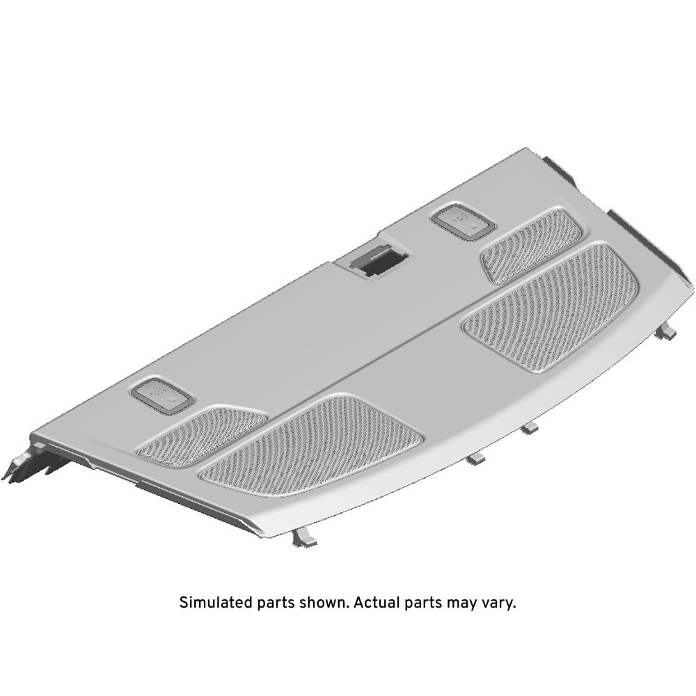 GM Genuine Parts Black Rear Window Panel Trim