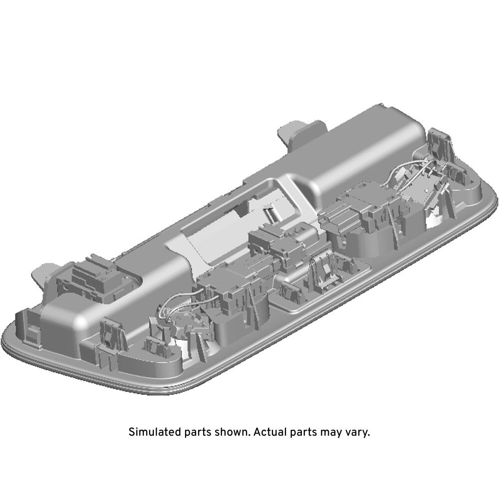 GM Genuine Parts Jet Black Overhead Console