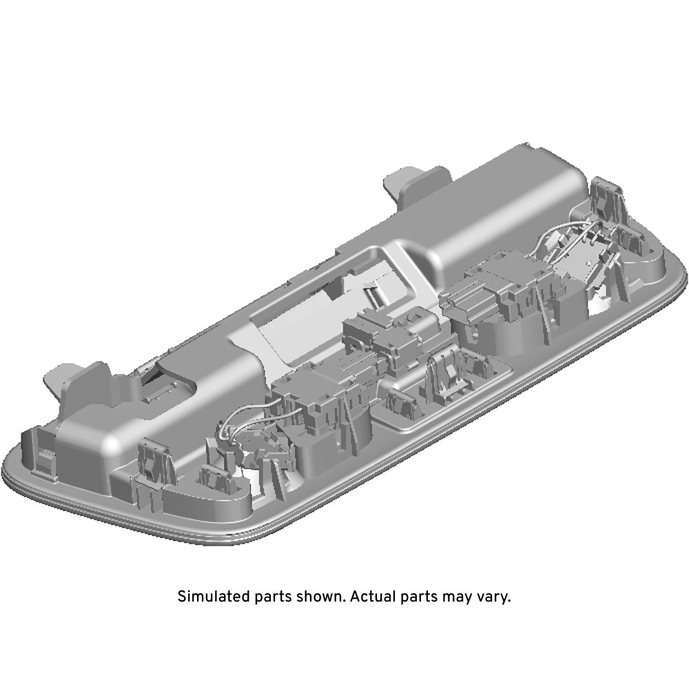 GM Genuine Parts Gray Roof Console