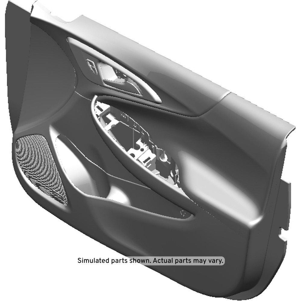 GM Genuine Parts Dark Atmosphere Front Passenger Side Door Trim