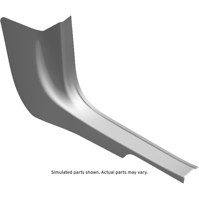 GM Genuine Parts Galvanized Front Passenger Side Door Sill Garnish Molding