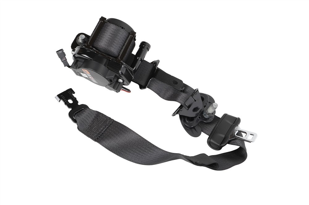 GM Genuine Parts Black Front Passenger Side Seat Belt Retractor Assembly