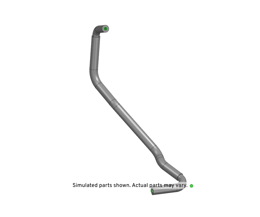 GM Genuine Parts Emission Reduction Fluid Injector Outlet Hose