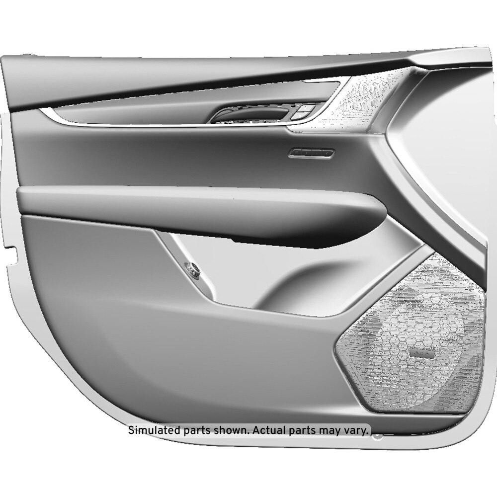 GM Genuine Parts Black Front Driver Side Door Trim