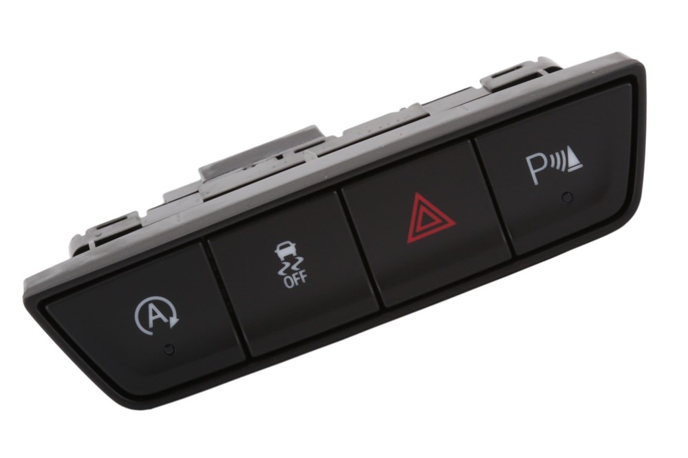 GM Genuine Parts Black Hazard Light Switch