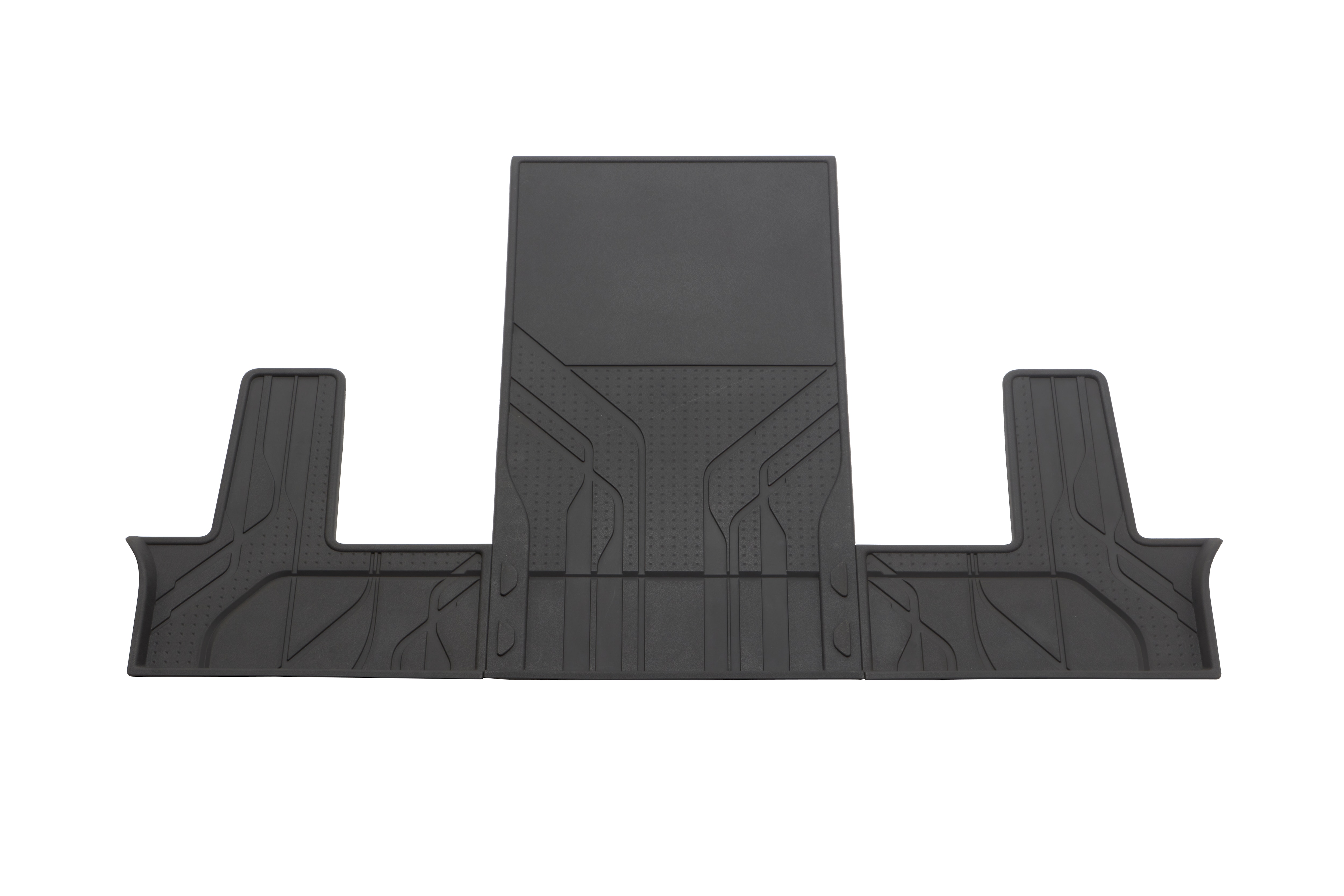 Third-Row Interlocking Premium All-Weather Floor Liner in Jet