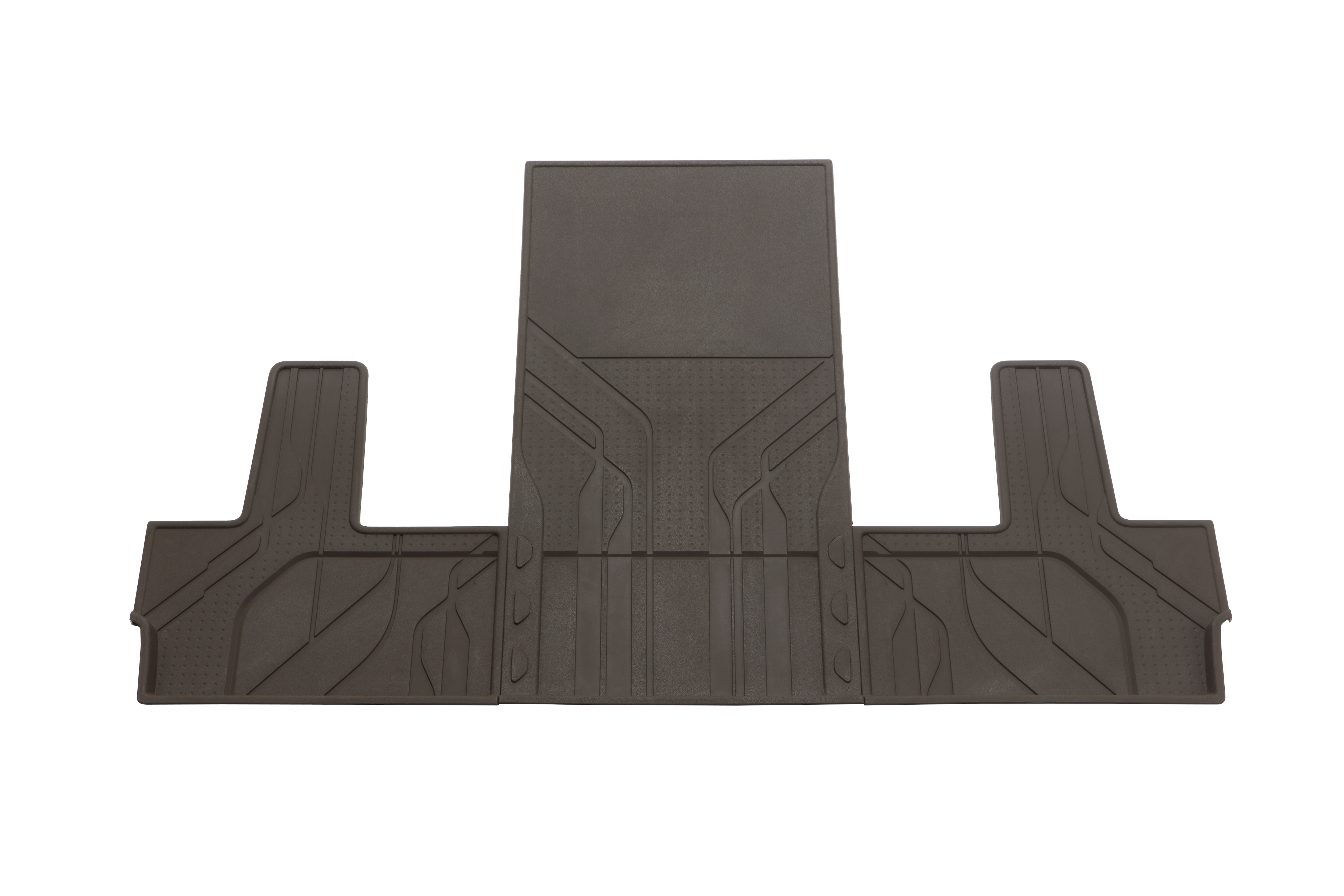 Third-Row Interlocking Premium All-Weather Floor Liner in Very Dark Atmosphere (for Models with Second-Row Captain's Chairs)