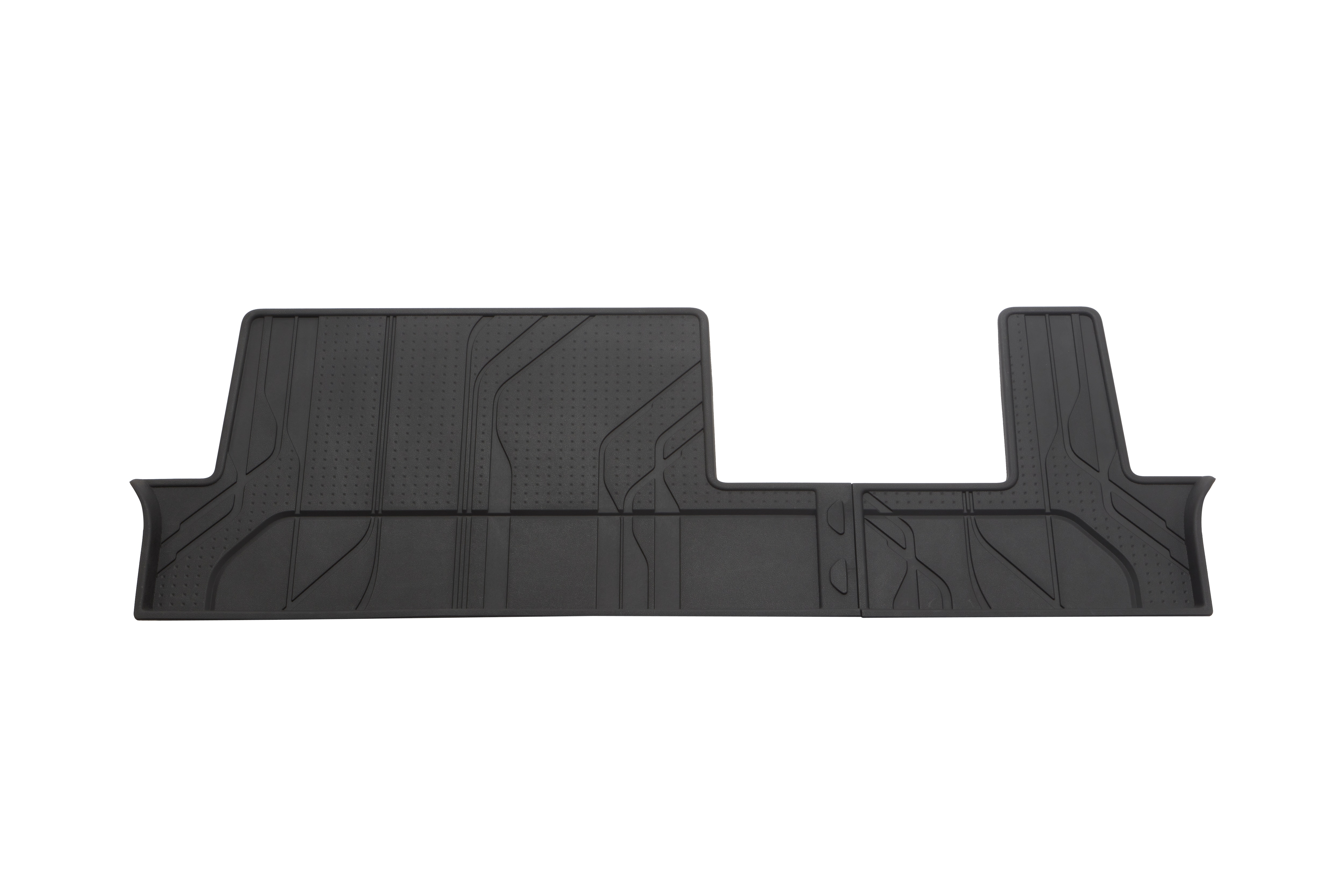 Third-Row Interlocking Premium All-Weather Floor Liner in Jet Black (for Models with Second-Row Bench Seat)/