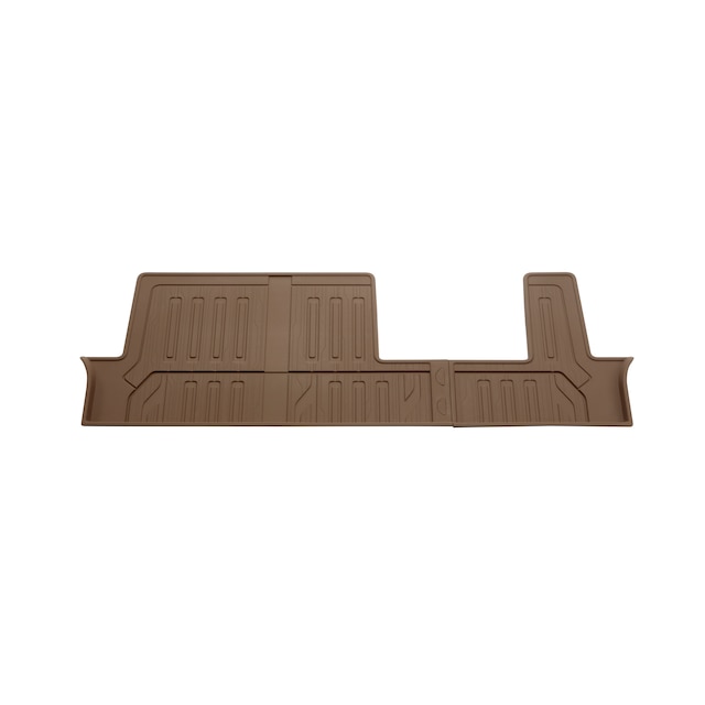 Third-Row Interlocking Premium All-Weather Floor Liner in Teak (for Models with Second-Row Bench Seat)