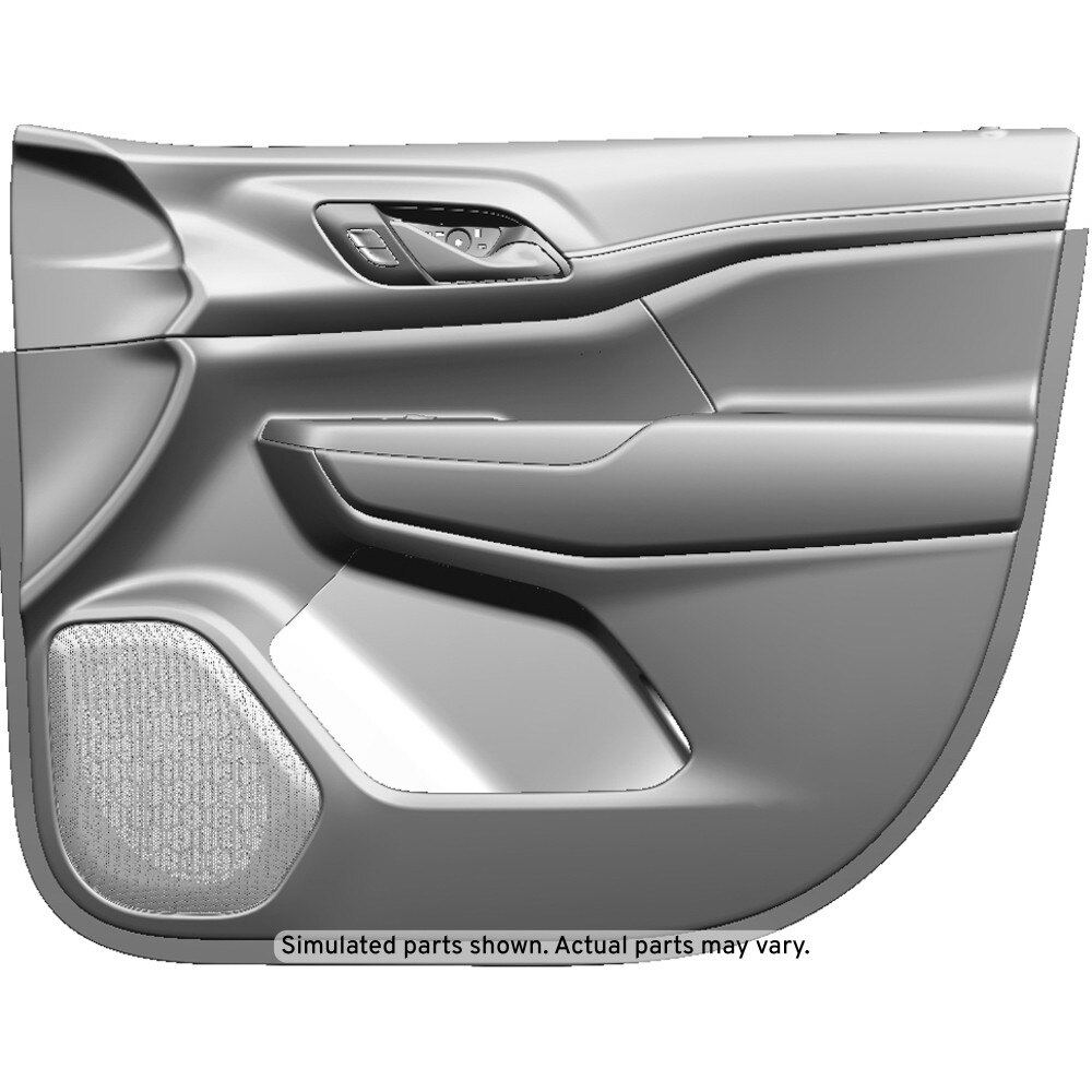 GM Genuine Parts Black Front Passenger Side Door Trim