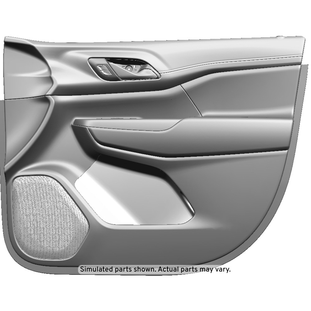 GM Genuine Parts Cocoa Front Passenger Side Door Trim