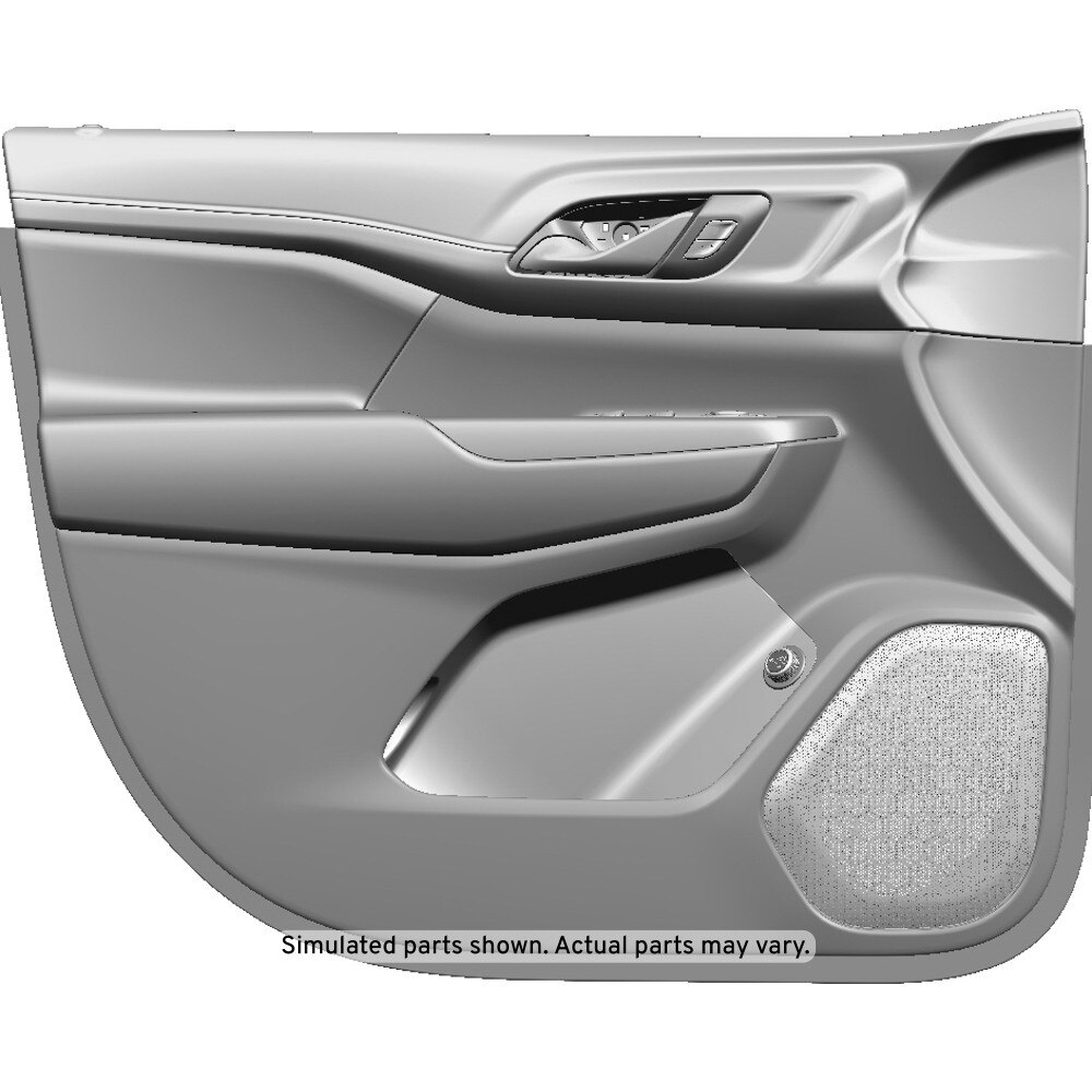 GM Genuine Parts Black Front Driver Side Door Trim