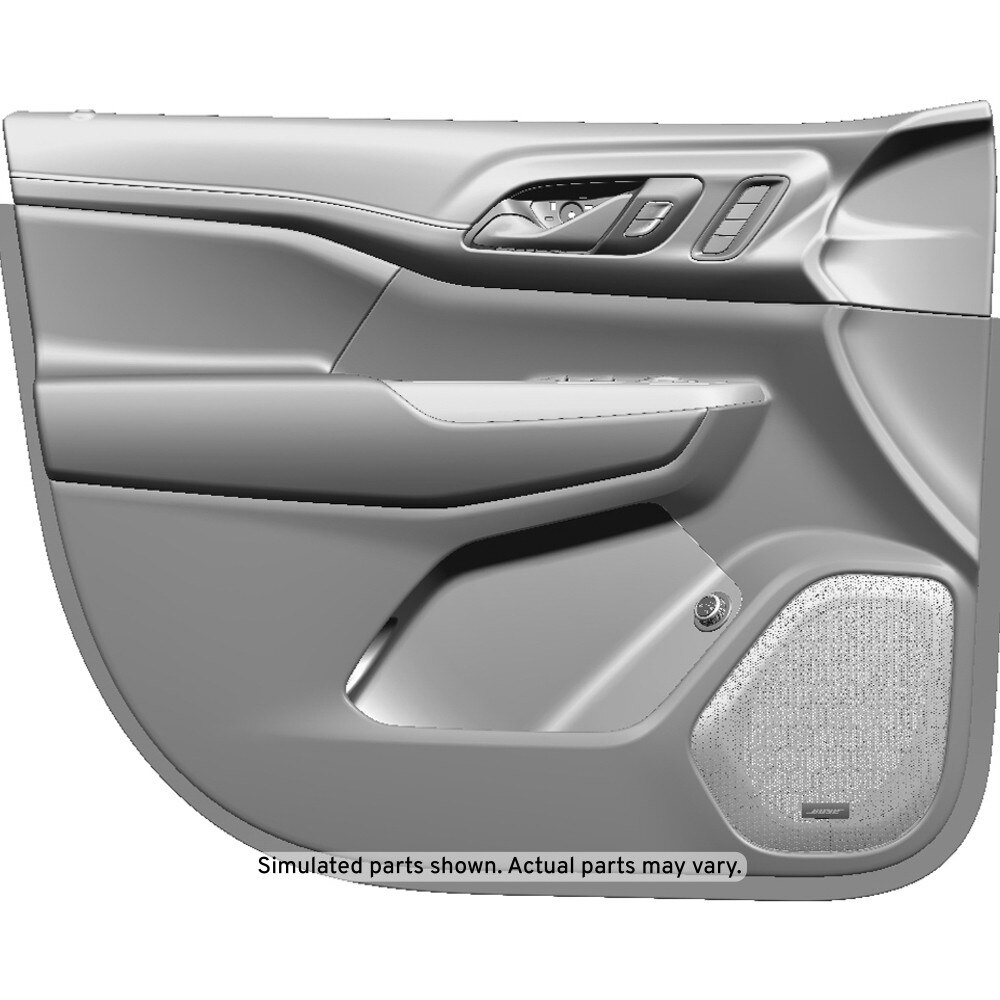 GM Genuine Parts Black Front Driver Side Door Trim