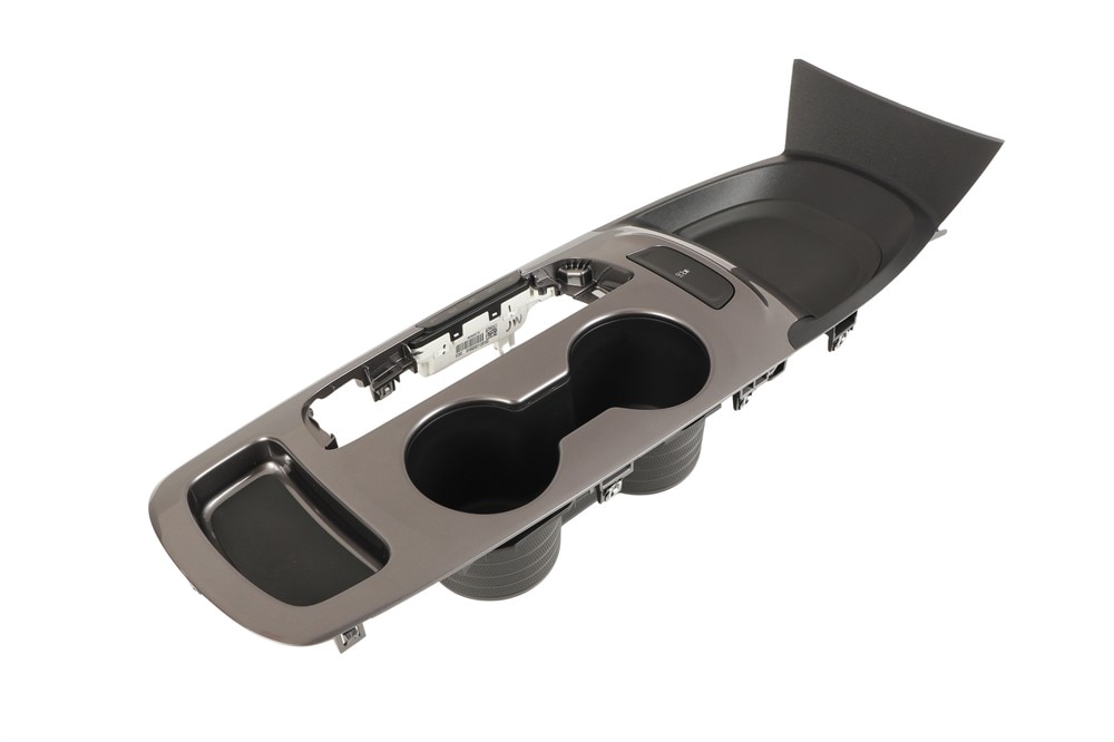 GM Genuine Parts Liquid Paladium Dark Metallic Front Floor Console Trim Plate